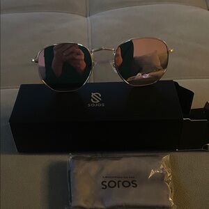 Gold Frame Women's Sunglasses